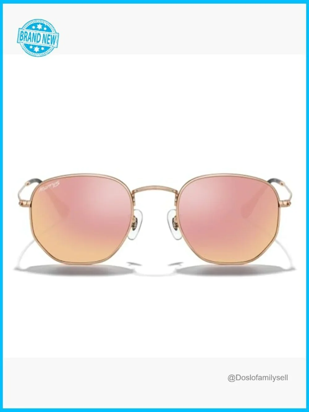 Vintage Polarized Metal Sunglasses Classic Retro Polygon Square Shades